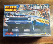 Melrose Missile 1965 Plymouth Hemi Super Stock 1/25 Moebius Model King Kit #1229