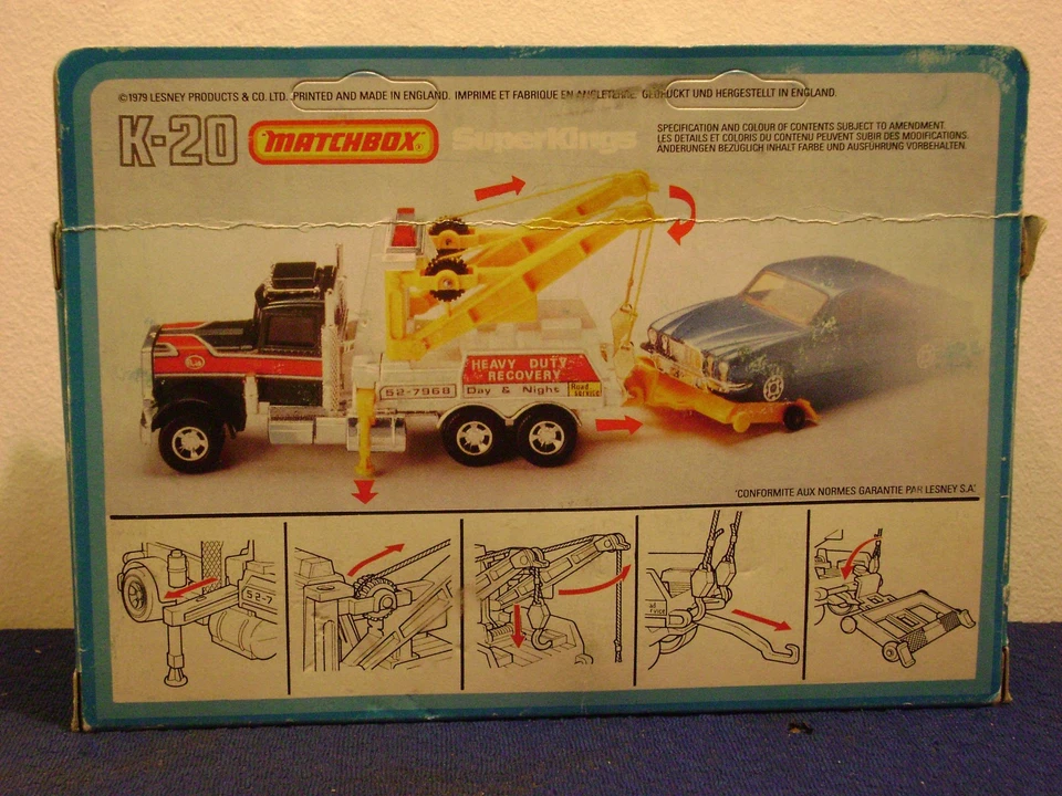 Matchbox Superking Peterbilt Abschlepper cod . K-20 scala 1: 35 sehr selten - Bild 2 von 4