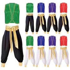 Mens Waistcoat Role Play Set Holiday Costume Classic Top Carnival Outfit Party
