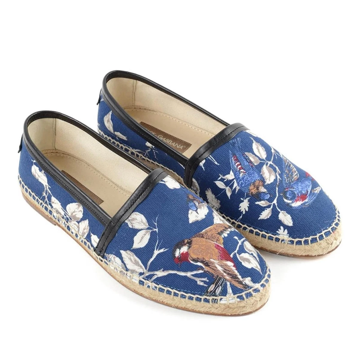Dolce & Gabbana Green Exotic Leather Espadrilles Slip On Shoes Women main image 2