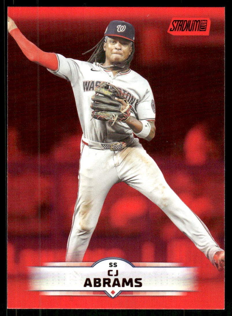 2025 Stadium Club #188 CJ Abrams Red Foil