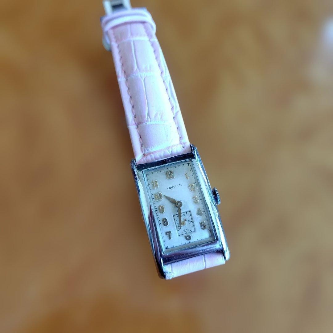 Longines Antique Manual Winding Rectangular Carve… - image 1