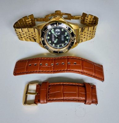 Taucheruhr NAUTEC NO LIMIT  Automatic 300 m Wasserdicht mit 2 Armbänder
