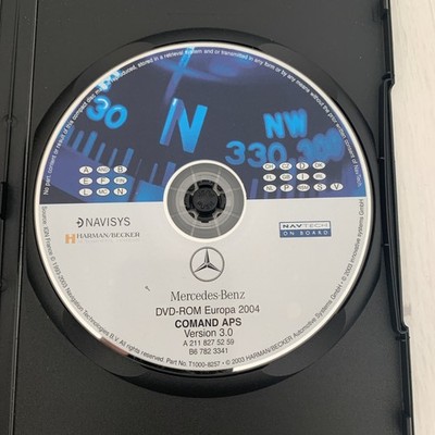 Mercedes Benz Navigation System Dvd Drops 2004 Comand APS V3.0 Harman Becker