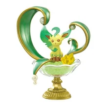 RE-MENT Pokemon GEMSTONE Miracle /4. Leafeon / Pokémon New toy Figure