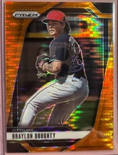 2025 Panini Prizm - Braylon Doughty #116 Orange Pulsar Prizm 359/399 Cleveland