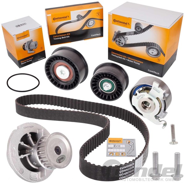 Conti ZAHNRIEMEN-SATZ + Wasserpumpe Passend FüR Opel Astra G Zafira A 1.8 16V-image