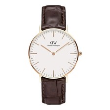 Daniel Wellington Classic York Women's White Dial Quartz Watch 0510DW