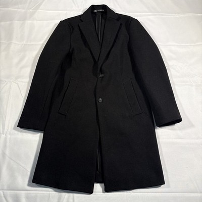 Zara Overcoat Black Women s XS