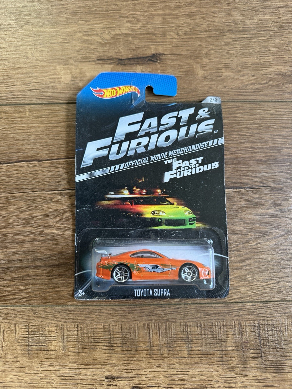 2012 hot wheels fast and furious official movie merchandise 2/8 toyota supra nib