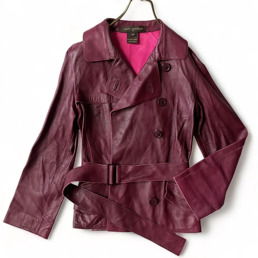 LOUIS VUITTON（LV） Giacca Louis Vuitton in vera pelle di agnello S m7_0712