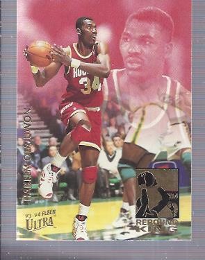 1993-94 Ultra Rebound Kings #8 Hakeem Olajuwon - BSK
