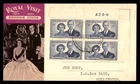 Mayfairstamps New Zealand FDC King and Queen Visit Block First Day Cover aaw_629