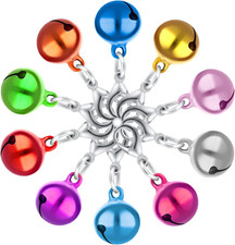   10PCS Dog Cat Bell for Collar with Loud Crisp Sound - Small Pet Collar Bells M