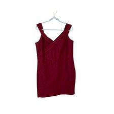 Fashion Nova Amy Bandage Mini Dress Wine Red Crisscross Strap 2X NWT