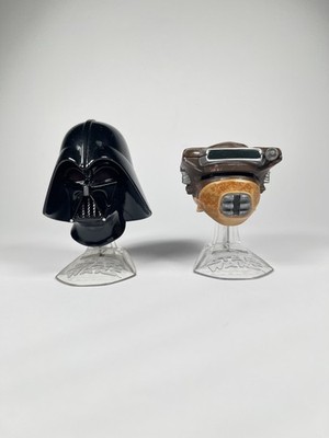Hasbro Star Wars Titanium Series Mini Helmets 07 Boushh and 08 Clone Wars Vader