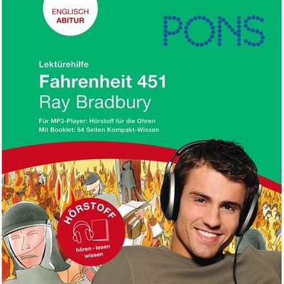 Englisch lernen im Abitur: Fahrenheit 451 von Ray Bradbury in Dialogform mp3-CD