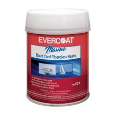 Evercoat Boat Yard Polyester Fiberglass Resin High Strength 1 qt