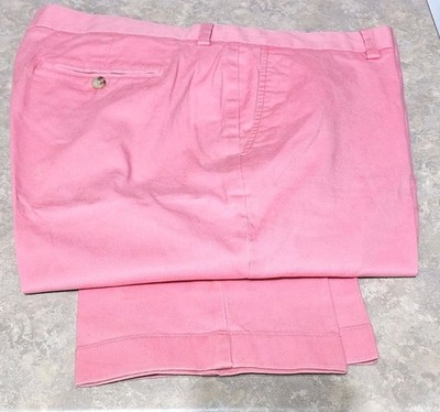 VINEYARD VINES-Red Cttn Twill, Mens Flt.Fnt, BREAKER Chino Pants-(38×32)