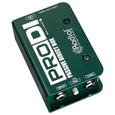Radial ProDI 1-Channel Passive Instrument Direct Box