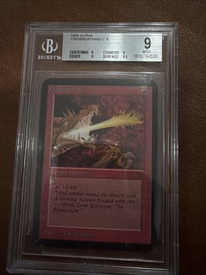 MTG Firebreathing C R Alpha Beckett 9