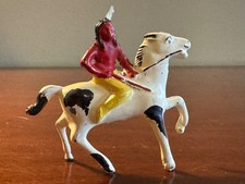 Vintage Native American Indian Toy Soldier Figure Maker Unknown  Near Mint 