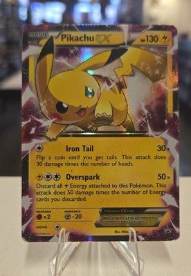 Pikachu EX XY84 XY Holo. Heavily Played 