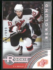 2001-02 Upper Deck Rookie 2001-02 SPx Update #209 Christian Berglund #/999