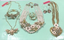 Betsey Johnson Lot Of Matching Bees Flowers N...