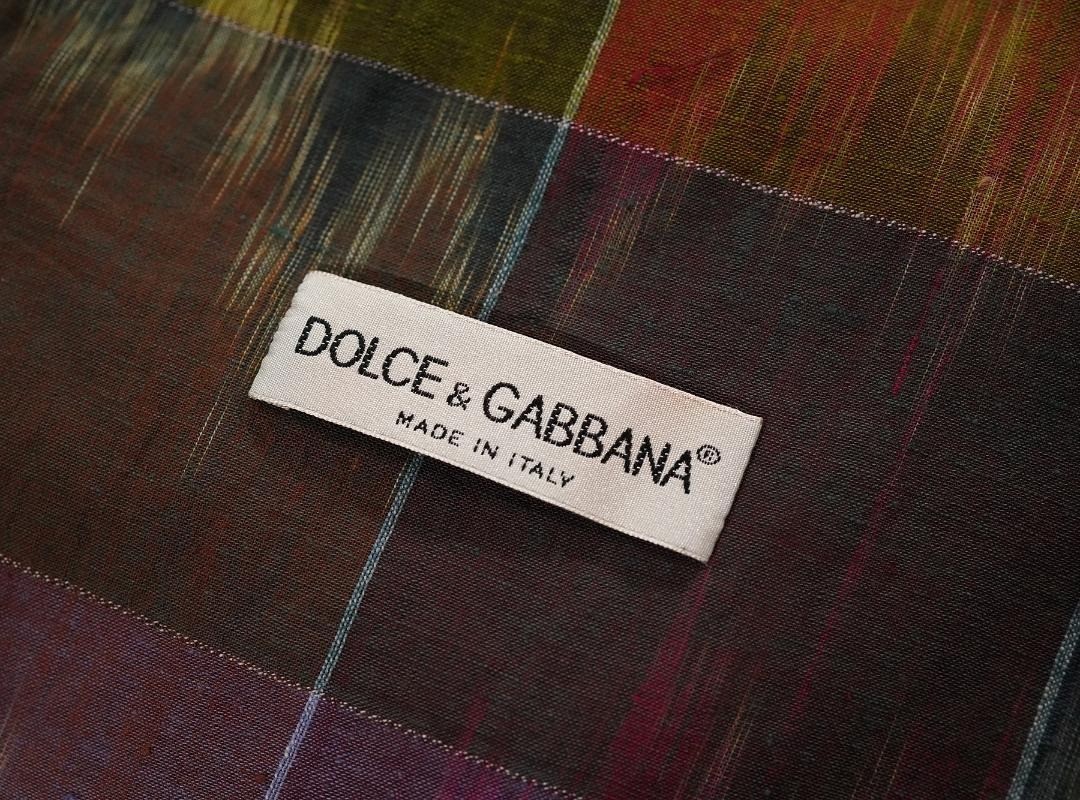 DOLCE & GABBANA Native-Pattern Patchwork Vest Siz… - image 12