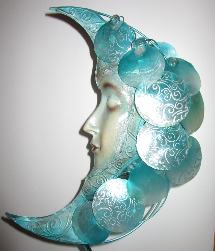 Lady Face Luna Crescent Moon Goddess Selene 20