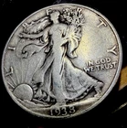 1938-P Walking Liberty Silver Half Dollar F+ Philadelphia Mint