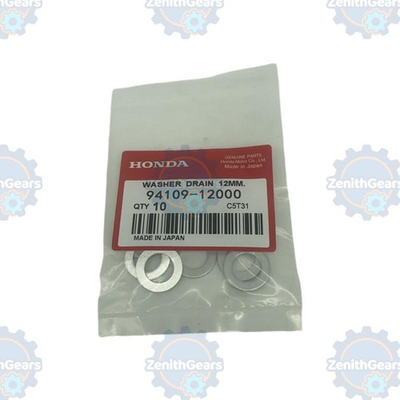 #ad OEM 10PCS Aluminum Drain Plug Washer 12mm 94109 12000 Fits For Honda Acura $7.99