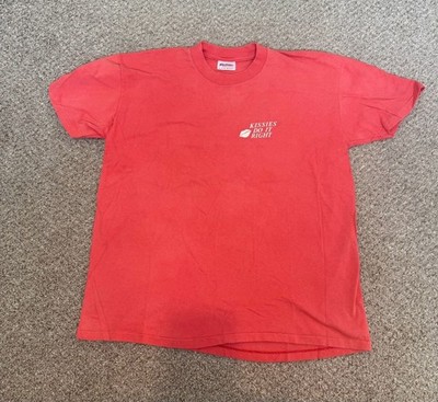 Vintage 1987 Stedman T-Shirt Red Single Stitch ''Kissies Do It Right''  Made in US