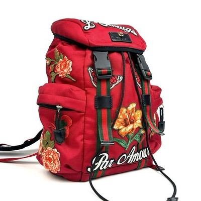 Excellent Condition GUCCI Backpack Embroidery Tiger Shelley Line