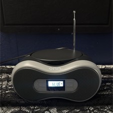 ONN Groove Bluetooth Boombox Black Gray Portable Stereo