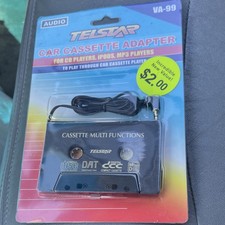 TELSTAR AUDIO CAR CASSETTE TAPE ADAPTER FOR CD iPhone Ipod MP3 AUX PLAYER New