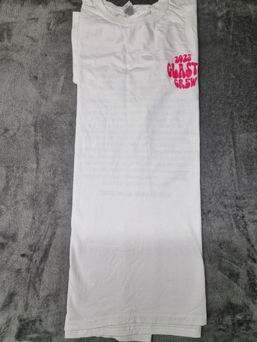 GLASTONBURY FESTIVAL Glasto Crew 2023 T-Shirt White XXL 2XL Artic Monkeys Guns . - Picture 9 of 11