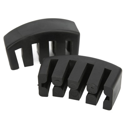 2Pcs Violin Practice Mute Rubber Black 5 Claws Violins Pflegen Die Klangqualität