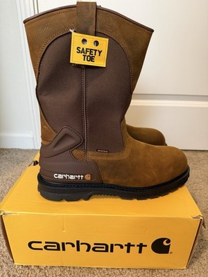 Carhartt CMP1200 Waterproof Steel Toe EH 11-Inch Wellington Work Boots Size 12M