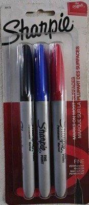 Sharpie markers set of 3 Colors