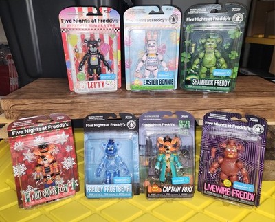 Five Nights at Freddy's Funko x7 Walmart Exclusive Lefty Foxy Freddy Bonnie