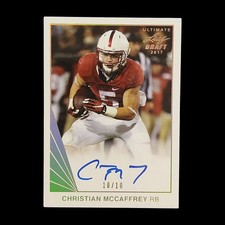 2017 Leaf Ultimate Draft Football Cards - Checklist Added 25