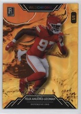 2023 Wildchrome Pro-Look Football Promo WildPaint 1/1 Felix Anudike-Uzomah s5q