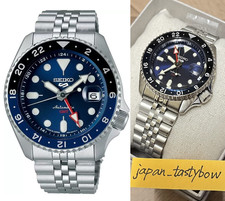 SEIKO 5 Sports SBSC003 Blue GMT SKX Sports Style Men Watch New Box