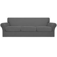 Easy-Going Oversized 4-Piece Stretch Sofa Cover for Dogs - Washable  Soft