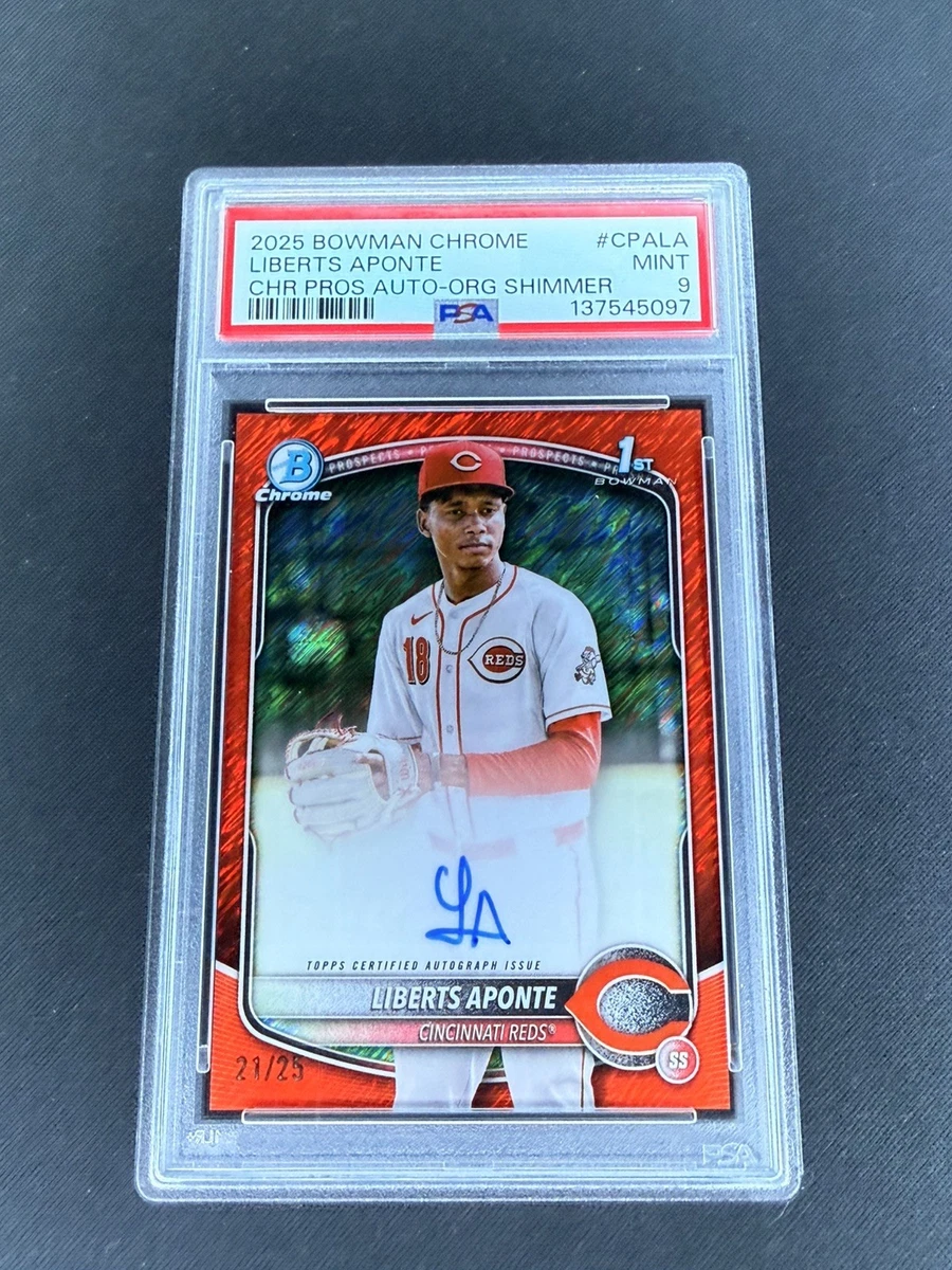 Bowman Cincinnati Reds Baseball Autographed Sports Trading Cards