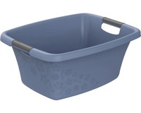WäSchewanne Rotho Flowers 25 L Blau Matt 1756606161WS