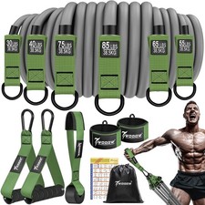 Heavy Resistance Bands for Working Out, 350Lbs/450Lbs Exercise Bands with Handle