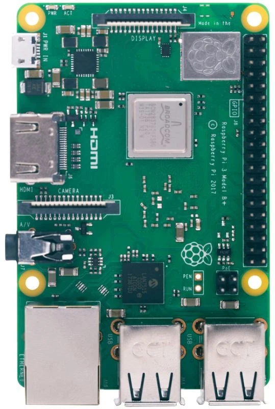Raspberry Pi 3 B+, 4x 1,4 GHz, 1 GB RAM, WLAN, BT - Bild 2 von 4